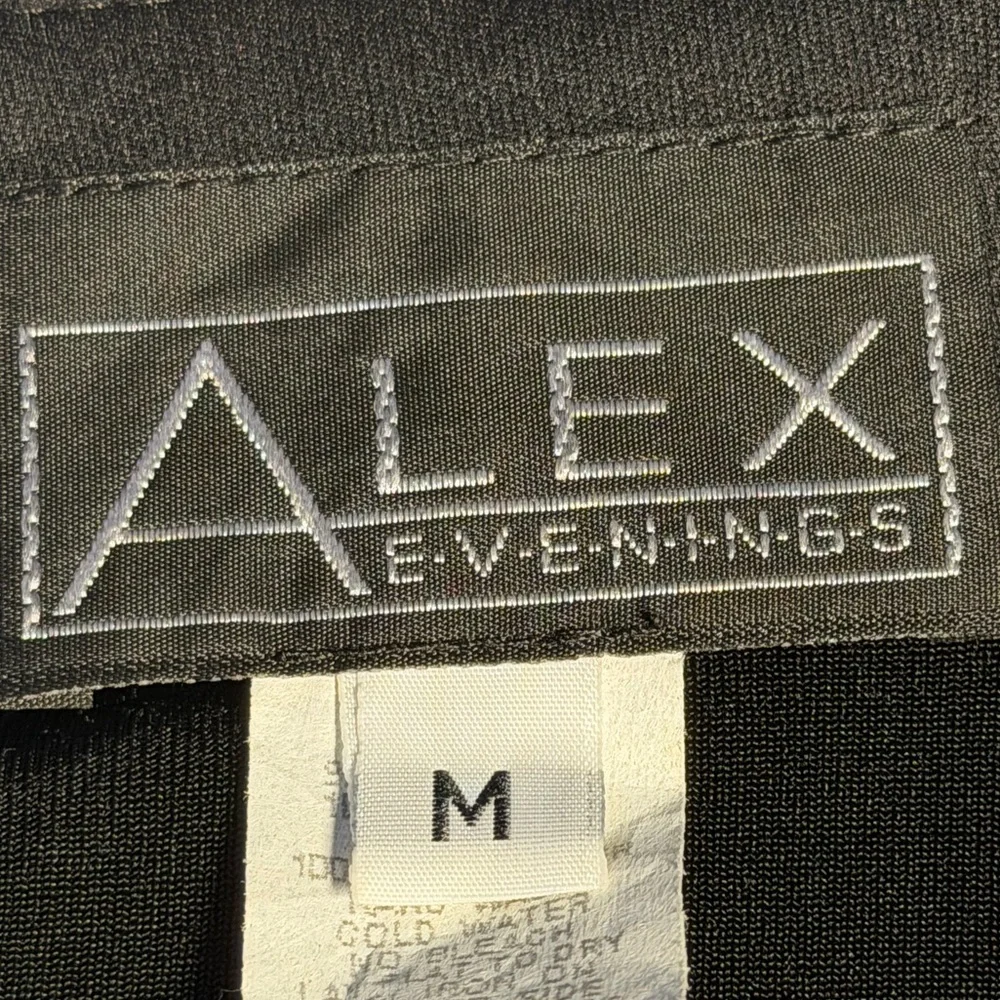 Alex Evenings Black and Gold Embellished Jacket